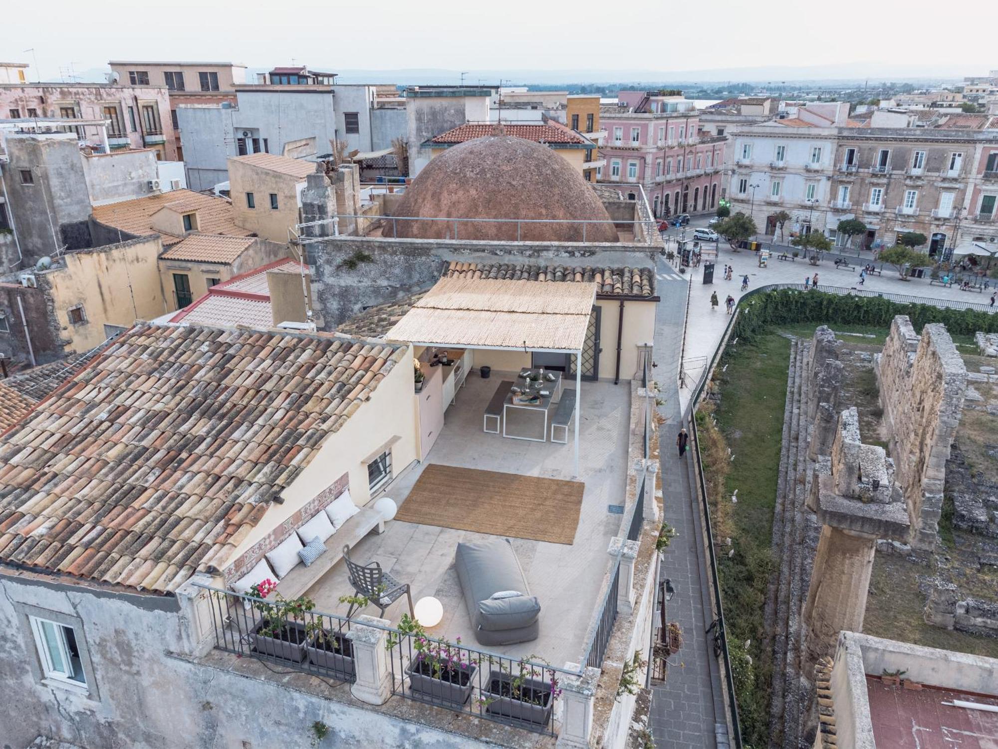 Alma Maris Terrazza Al Tempio By Bed&Bros Apartman Szirakúza Kültér fotó